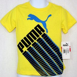 Pumas Kids  Boys T-Shirt Blazed Yellow 2T